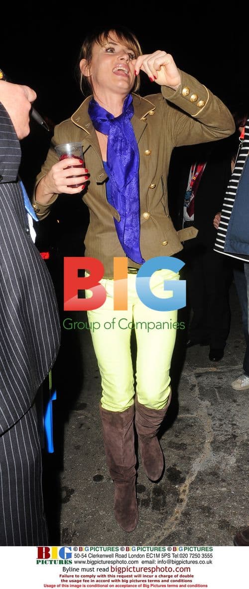 Juliet Lewis leaves Vodafone Live Music Awards in Brixton