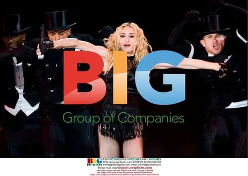 Madonna Performs at Sticky and Sweet Tour in Spain