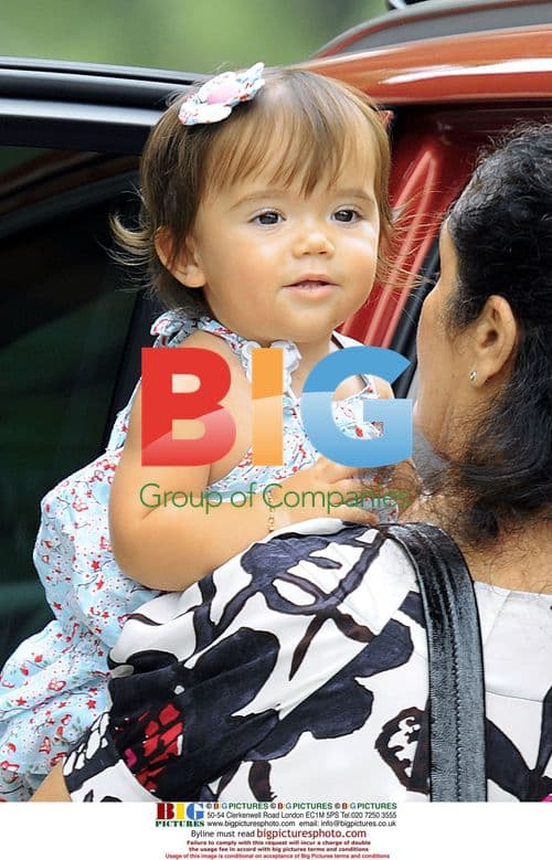 Salma Hayek and daughter at Vanity Fair party