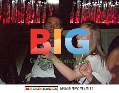 Frank Lampard and Jody Morris with Blondes in London