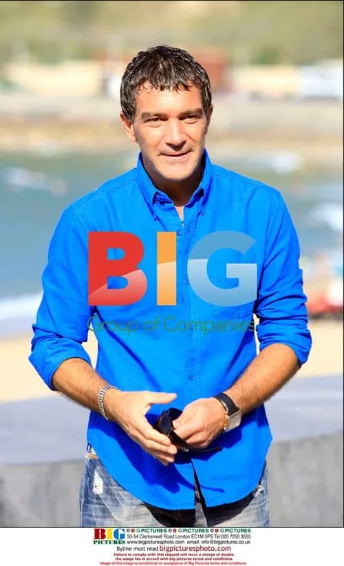 Antonio Banderas poses at San Sebastian Film Festival