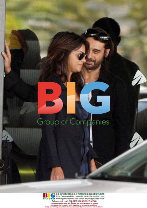 Monica Cruz and Jordi Molla leave Seville party