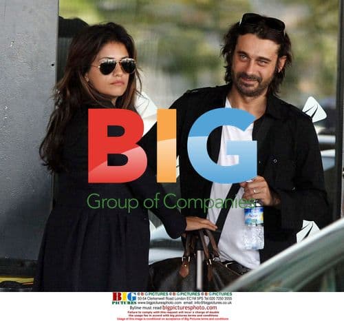 Monica Cruz and Jordi Molla leave Seville party