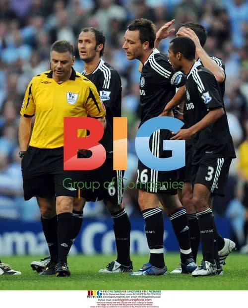 John Terry Argues with Referee After Red Card
