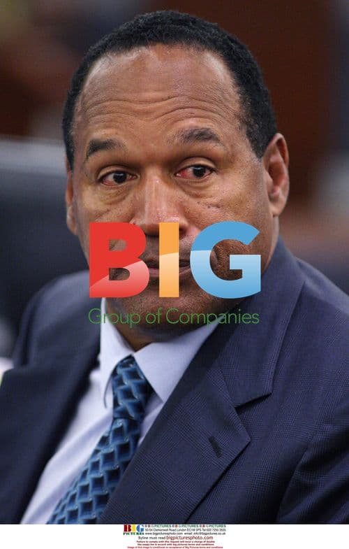 O.J. Simpson arrives at trial in Las Vegas