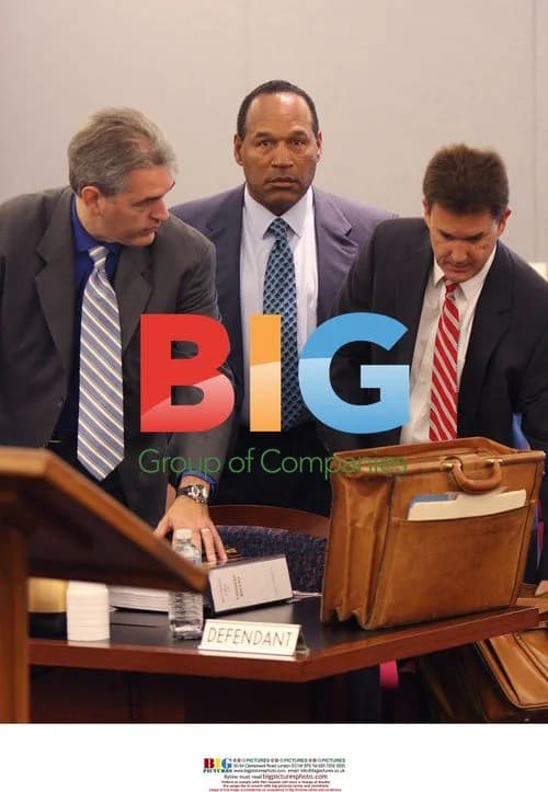 O.J. Simpson and Attorney Arrive for Trial