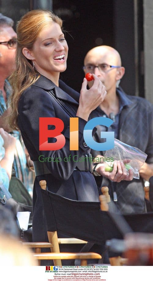 Tricia Helfer shoots "Inseparable" in Vancouver