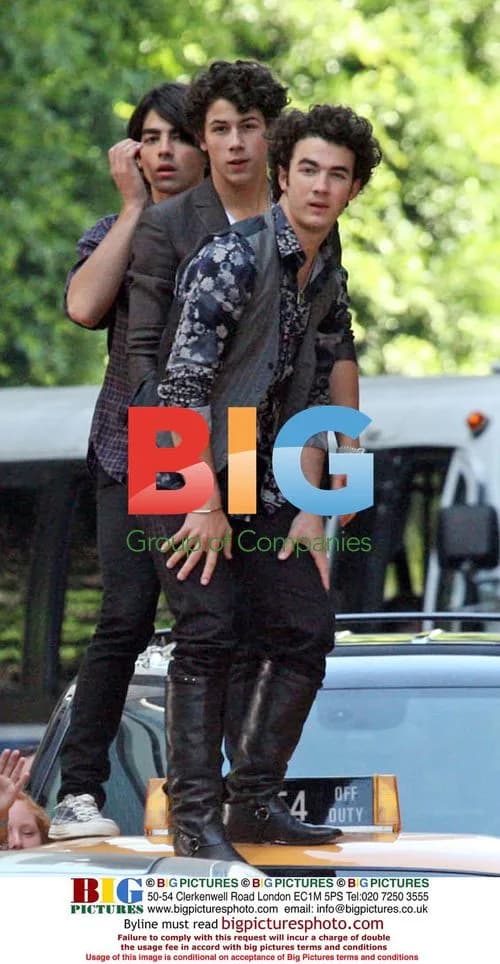 Jonas Brothers film movie in LA
