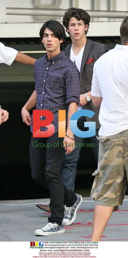 Jonas Brothers Filming Movie in LA