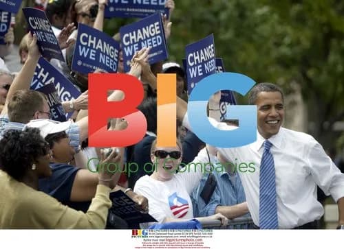 Barack Obama greets supporters in Charlotte