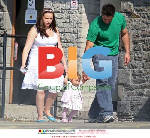 Charlotte Church and family out for meal