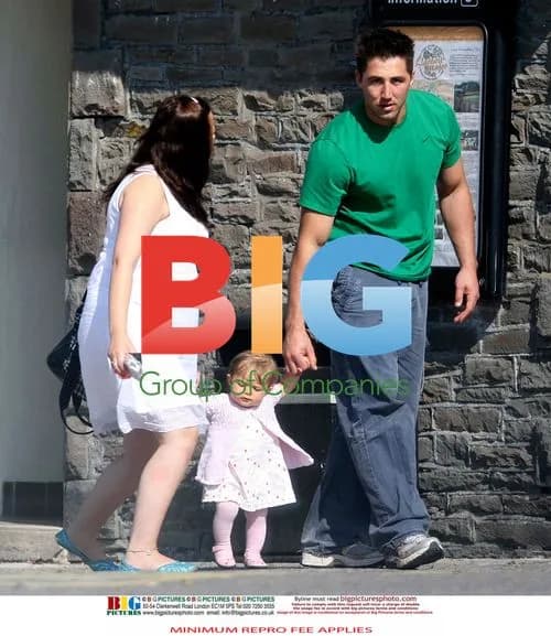 Charlotte Church and family out for meal