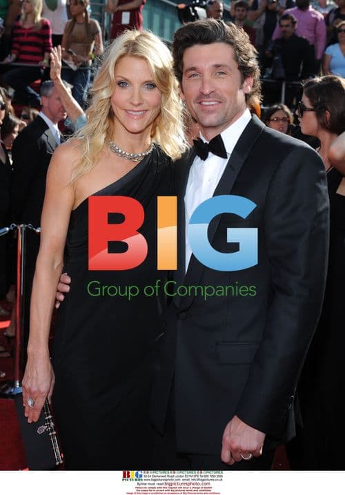 Patrick Dempsey and Jill Fink at Primetime Emmys