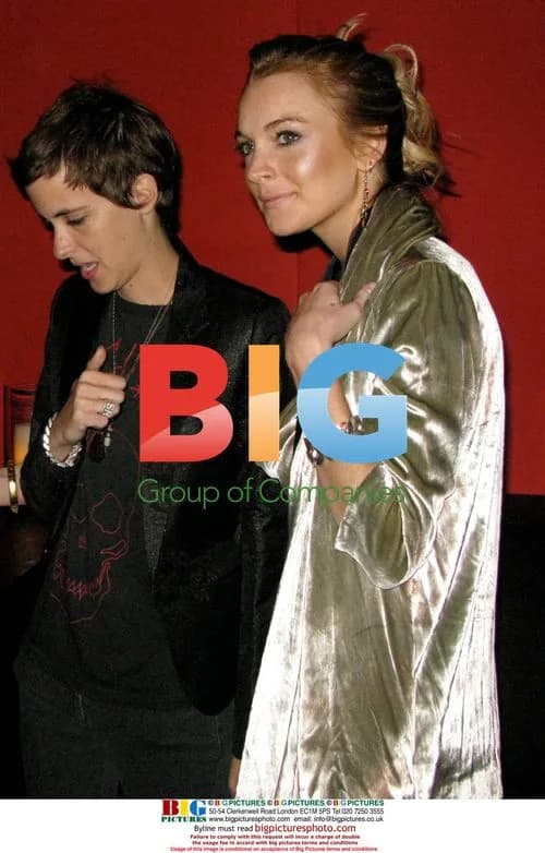 Samantha Ronson and Lindsay Lohan at TV Guide Party