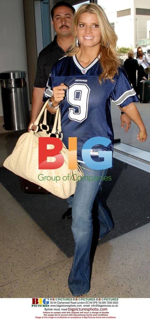Jessica Simpson Departs LAX
