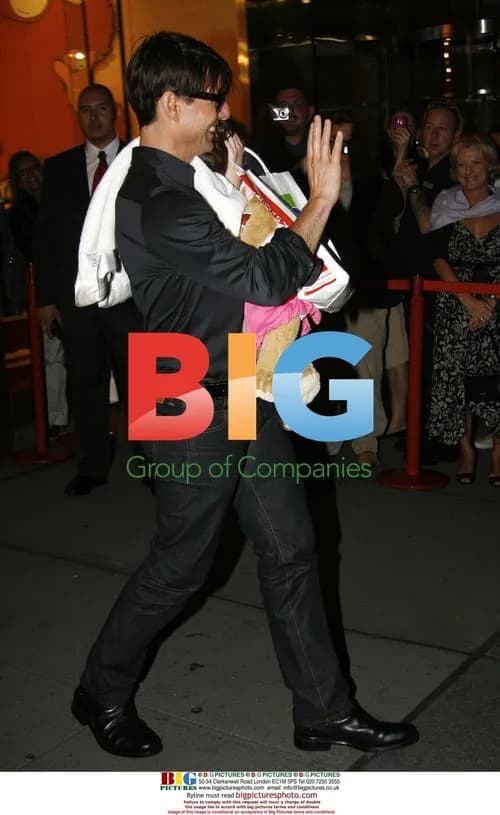 Tom Cruise with daughter Suri in NYC