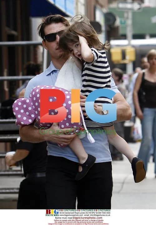 Tom Cruise with daughter Suri in NYC