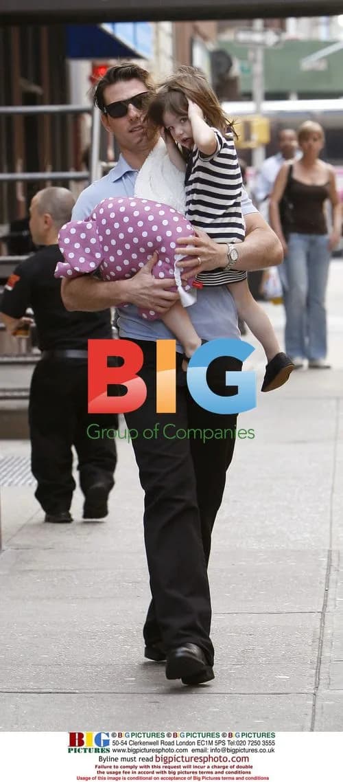 Tom Cruise with daughter Suri in NYC