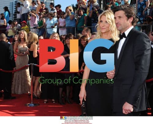 Patrick Dempsey and Jill Fink at Primetime Emmys