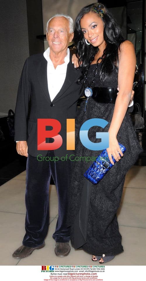 Armani Party in Milan with Solange Knowles