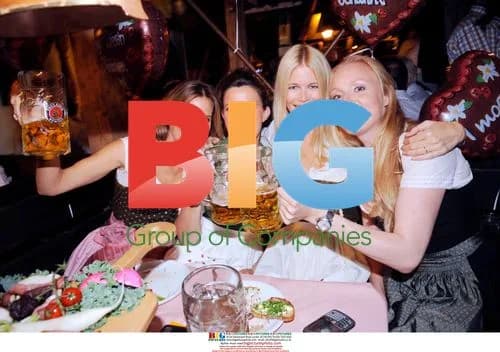Claudia Schiffer and friends at Oktoberfest