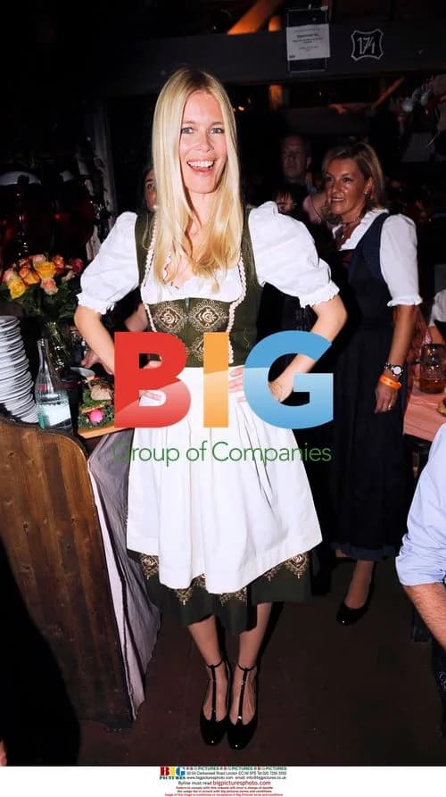 Claudia Schiffer and friends at Oktoberfest