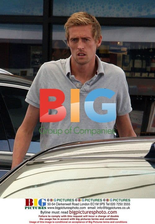 Peter Crouch and Abigail Clancy