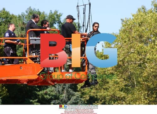 David Blaine poses for photos during "Dive of Death"