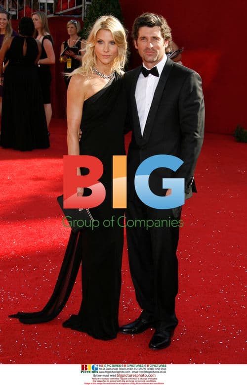 Patrick Dempsey and wife Jill Fink at Emmys