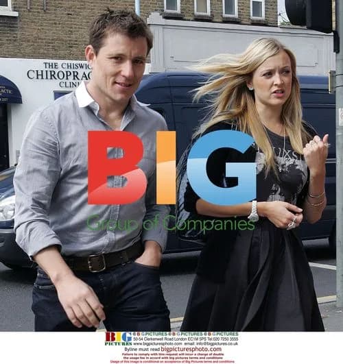 Fearne Cotton and Ben Shepherd Lunch in London