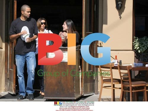 Eva Longoria-Parker and Tony Parker leave Toast