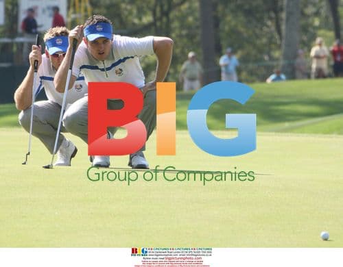 Ian Poulter and Justin Rose at 2008 Ryder Cup