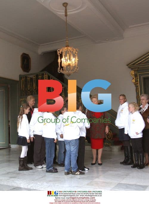 Queen Beatrix Purchases Charity Stamps