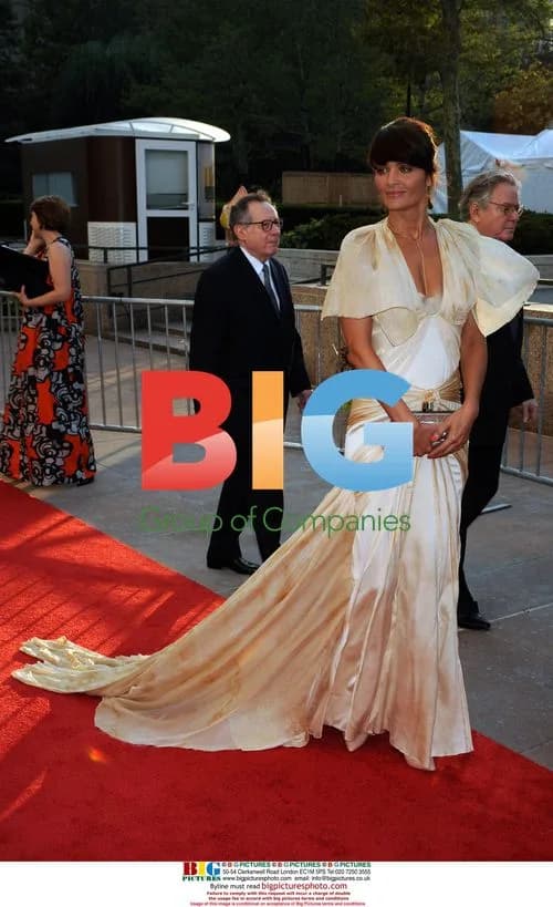 Helena Christensen at Metropolitan Opera Gala