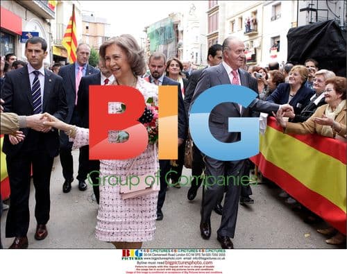 Spanish King and Queen at 'Carinena' anniversary