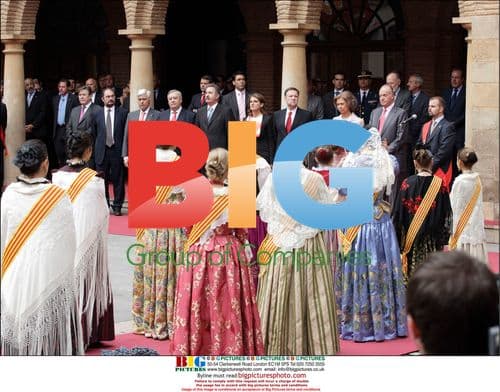 Spanish King and Queen at Carinena Anniversary