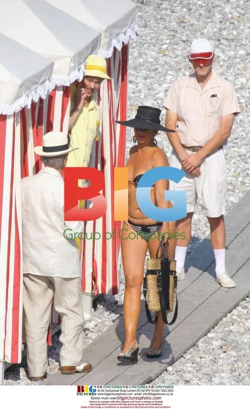 Brad Pitt Filming Mobile Phone Ad in Normandy