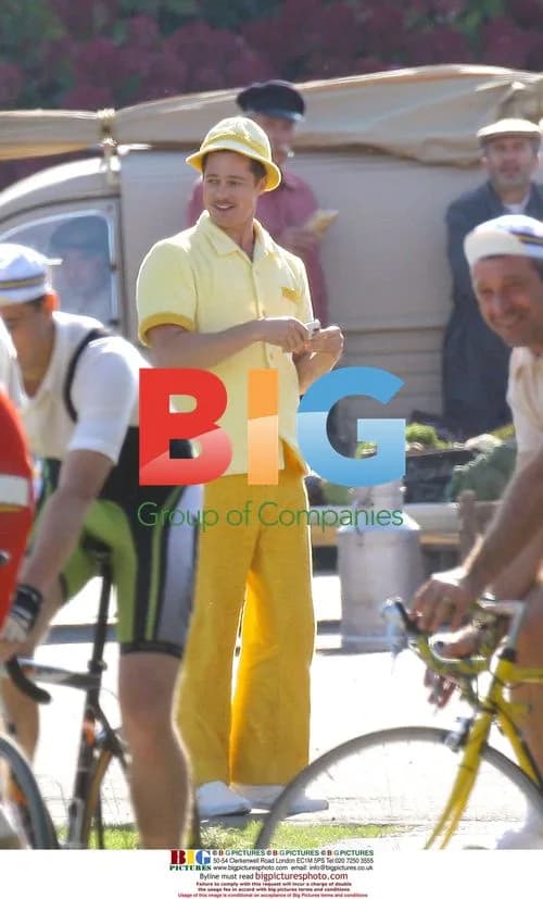 Brad Pitt Filming Mobile Phone Ad