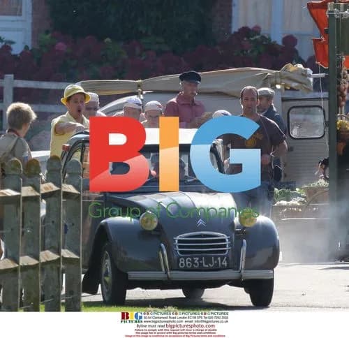 Brad Pitt Films Mobile Phone Ad in Normandy
