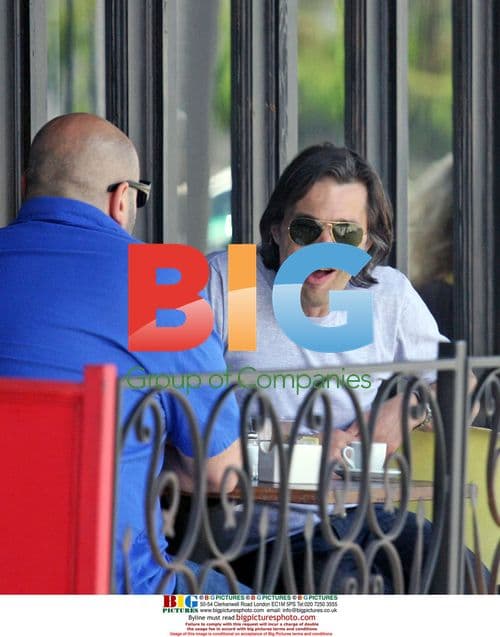 Olivier Martinez Has Lunch at Terroni