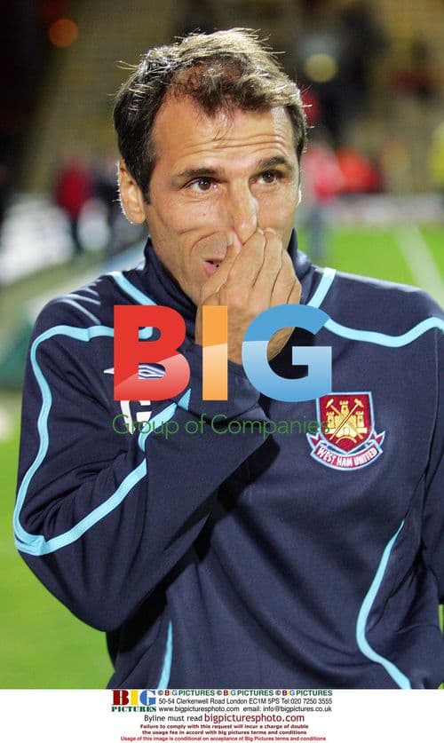 West Ham manager Gianfranco Zola