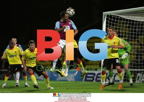 West Ham striker David Di Michele header