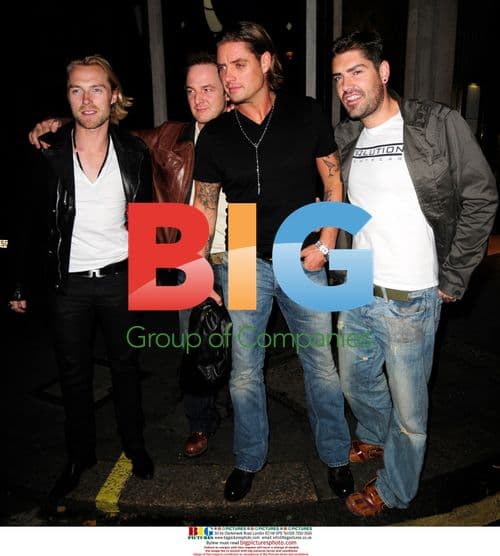 Boyzone reunites at The Ivy in London