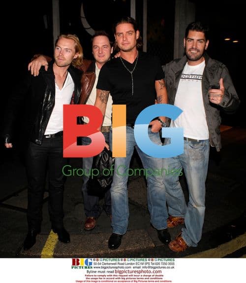 Boyzone Bandmates Reunite at The Ivy