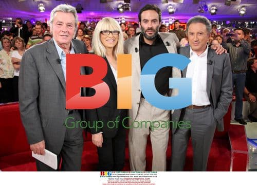 Mireille Darc and Anthony Delon on "Vivement Dimanche"