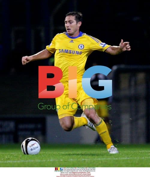 Frank Lampard at Portsmouth vs Chelsea Carling Cup