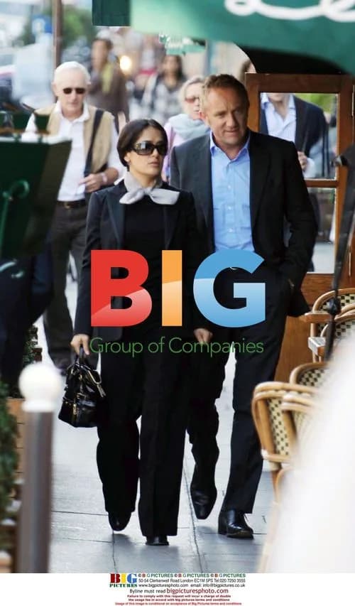 Franois Pinault and Salma Hayek Spotted in Paris