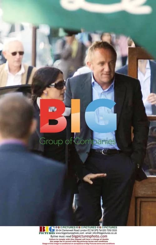 Franois Pinault and Salma Hayek Spotted in Paris