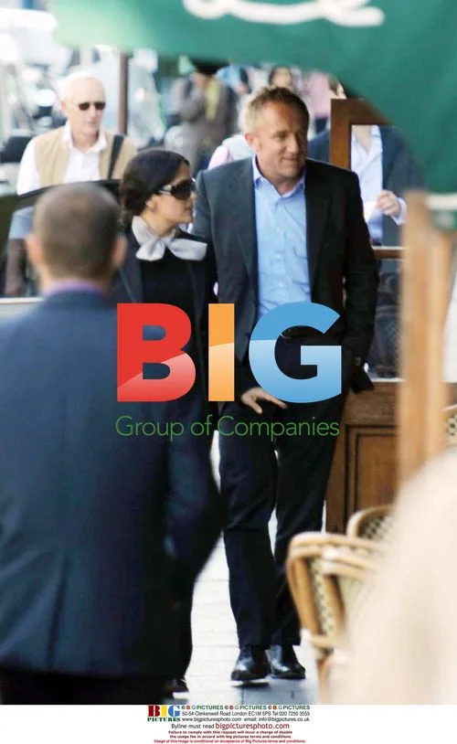 Franois Pinault and Salma Hayek stroll in Paris