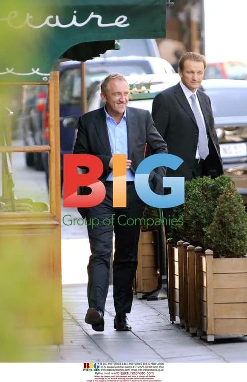 Franois Pinault and Salma Hayek Strolling in Paris